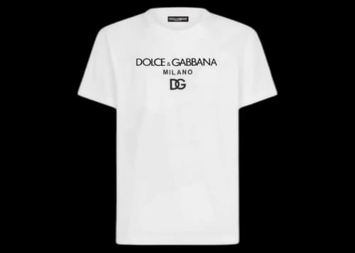 Dolce & Gabbana Cotton DG Embroidery and Patch T-shirt White