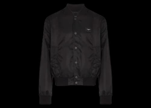 Dolce & Gabbana DG Plaque Bomber Jacket Black
