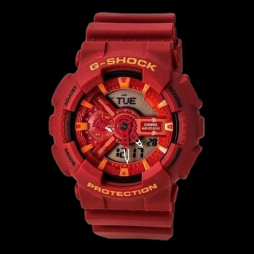CASIO G-Shock Digital-Analog 'Red'