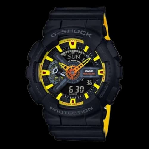 CASIO G-Shock Analog-Digital 'Black Yellow'