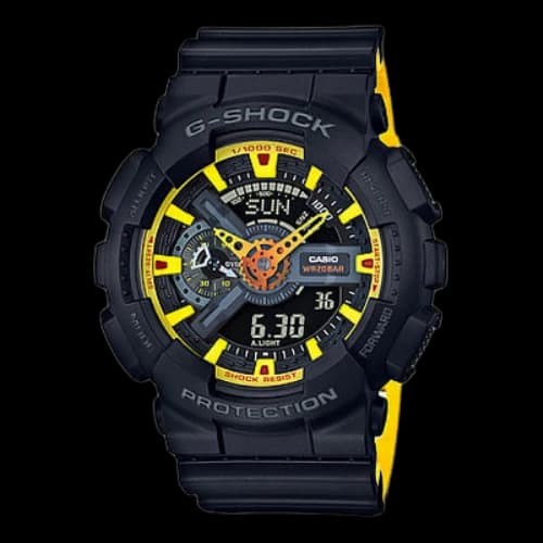 CASIO G-Shock Analog-Digital 'Black Yellow'