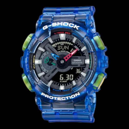CASIO G-Shock Digital-Analog 'Transparent Blue'