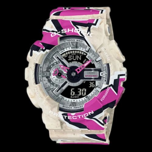 CASIO G-Shock Analog-Digital 'White Pink'