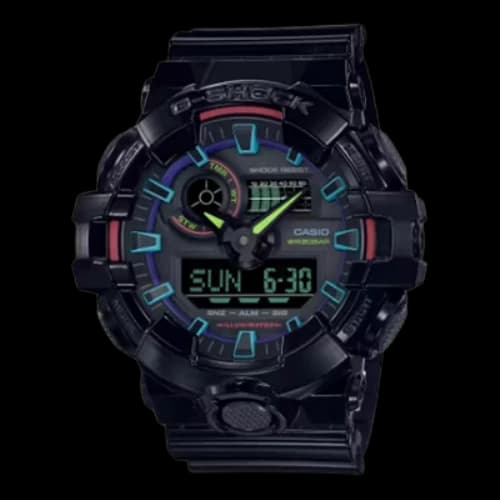 CASIO G-Shock Digital-Analog 'Black Blue Red'