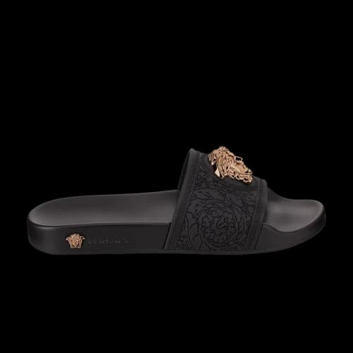 Versace Palazzo Medusa Pool Slide 'Black Gold'