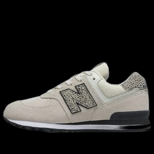 New Balance 574 Animal Prin Big Kidst Khaki