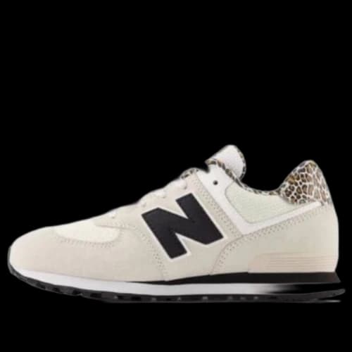 New Balance 574 Shoes 'Beige Black White' (Women's)
