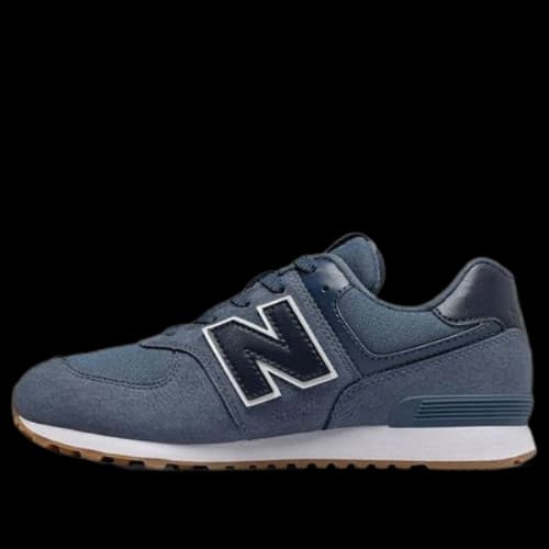 (GS) New Balance Premium 574 Navy Blue