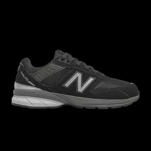 New Balance 990v5 Big Kid Wide 'Black'