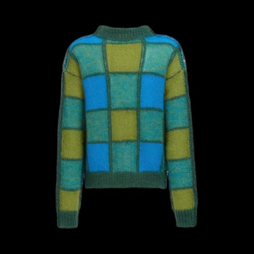Marni Mohair and Wool Crewneck Sweater 'Kiwi'