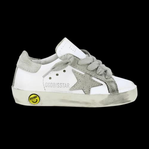 Golden Goose Superstar Kids 'White'