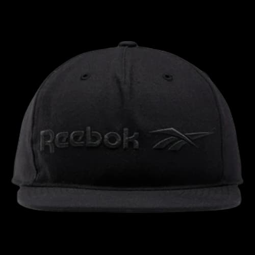 Reebok Logo Classics Vector Flat Peak 'Black'