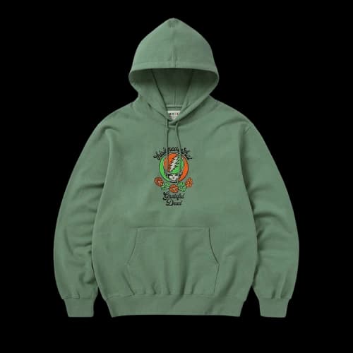thisisneverthat x Greatful Dead Good Ol’ Dancing Bears Hoodie 'Moss'