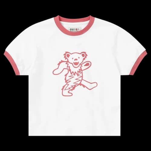thisisneverthat x Greatful Dead Lightning Bear Tee 'Pink'