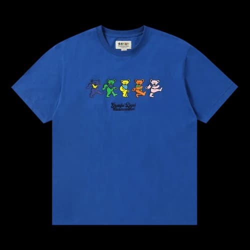 thisisneverthat x Greatful Dead Dancing Bears Tee 'Blue'