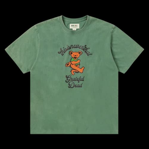 thisisneverthat x Greatful Dead Good Ol’ Dancing Bears Tee 'Moss'