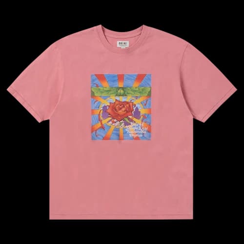thisisneverthat x Greatful Dead Rose Tee 'Pink'