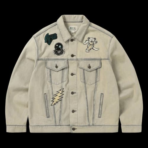 thisisneverthat x Greatful Dead Lightning Trucker Jacket 'Tint'