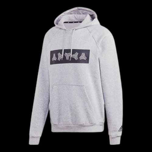 adidas Tan Sw Hoody Soccer/Football Sports Training Pullover Gray