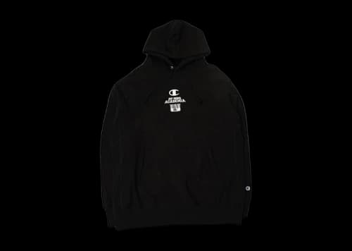 BAIT x Champion x My Hero Acadamia Men Team Reverse Weave Hoodie Black