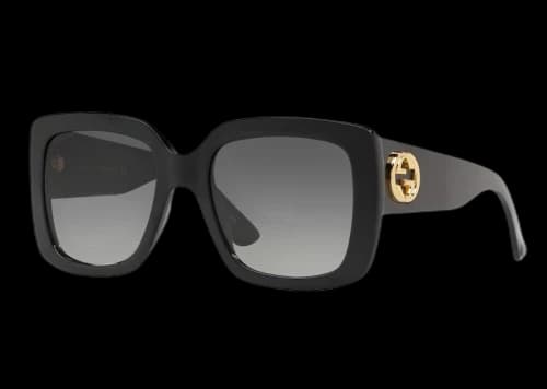 Gucci Square Sunglasses Black (GG0141Sn)