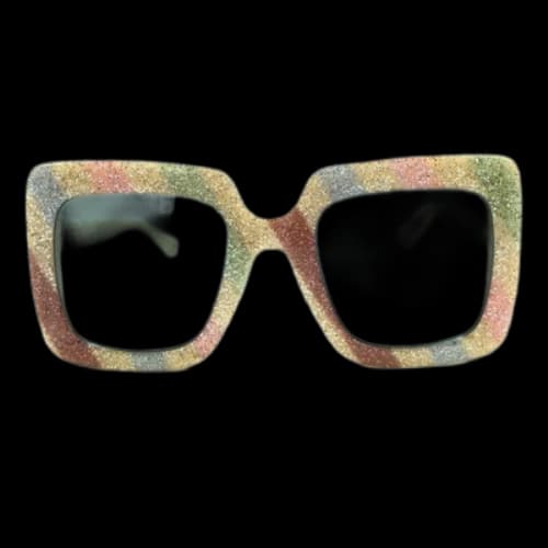 Gucci square frame Sunglasses Multi-Color Pink