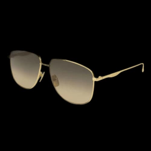 Gucci Series Business travel Version Lens aviator Sunglasses Gold Color