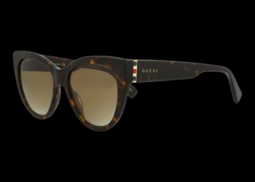 Gucci Cat Eye Sunglasses Havana Gold/Brown (GG0460S-30006463-002)