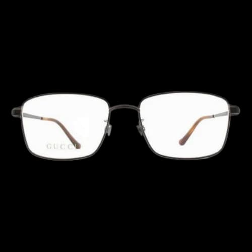Gucci Square Clear Lens Black Frame