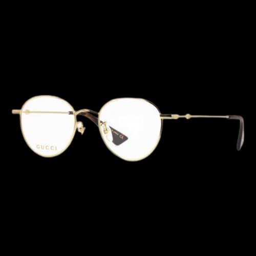 Gucci Bee Webbing Optical Frame Gold Color (Women's)