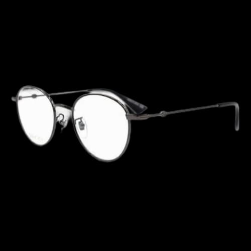Gucci Bee Webbing Circular Optical Metallic Glasses Frame Asia Edition Black