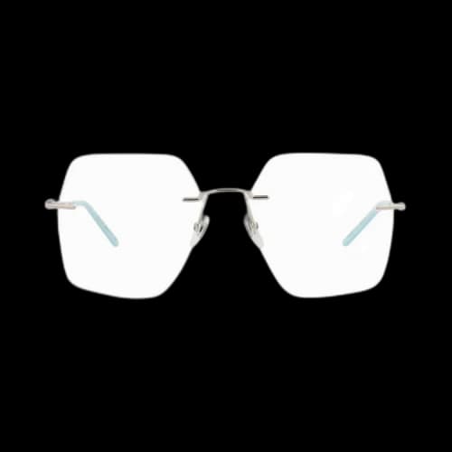 Gucci Square Optical Glasses 'Silver/Transparent'