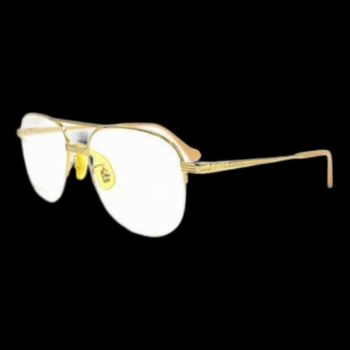 Gucci Metallic Series Optical Glasses Frame aviator Gold Color