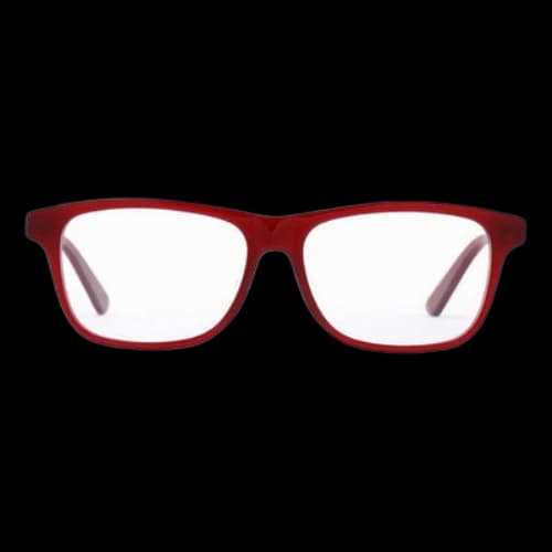 Gucci Red square frame Optical Glasses 54mm (Women's)