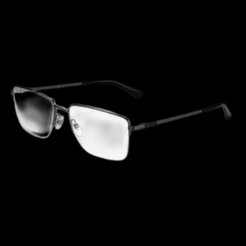 Gucci Business Square half frame Elite Metallic Optical