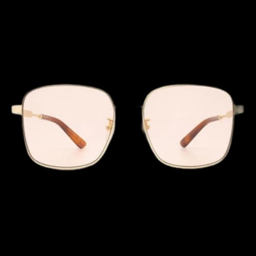 Gucci Square Sunglasses 58mm Brown/Gold (Women's)