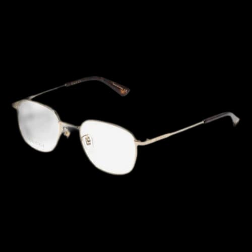 Gucci Series Business Version Metallic Optical Glasses Frame Gold Color