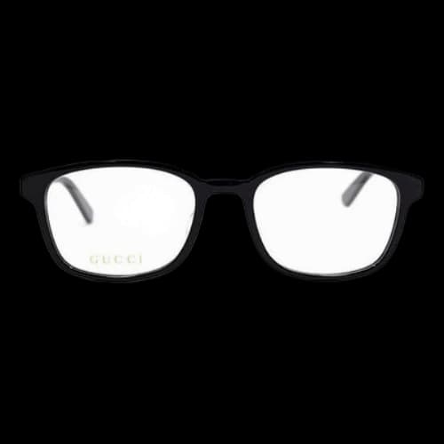 Gucci Elegant Series Minimalistic Business travel Version Optical Glasses Black (Women's)