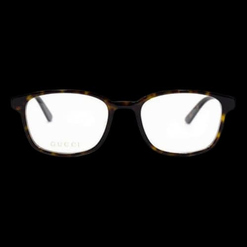 Gucci Elegant Series Minimalistic Business travel Version Optical Glasses Tortoiseshell Color (Women's)