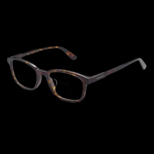 Gucci Light Series Optical Glasses Frame Minimalistic Fashion Square Tortoiseshell Color GG0867OA-005 55