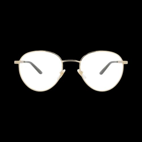 Gucci Round-Frame Metal Optical Frames 'Gold/Black/Transparent'