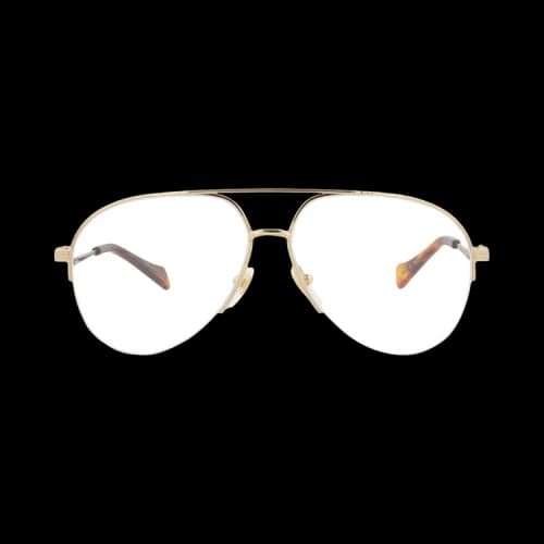 Gucci Aviator-Frame Metal Optical Frames 'Gold/Transparent'