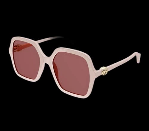 Gucci Square Sunglasses Pink (GG1072SA-004-56)