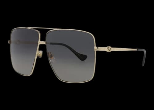 Gucci Aviator Sunglasses Gold/Grey (GG1087S-30012961-001)