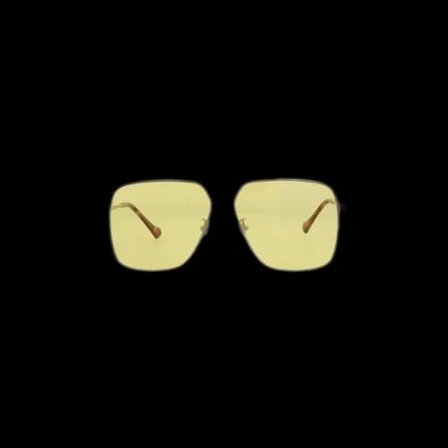 Gucci Aviator Sunglasses 'Silver/Yellow'