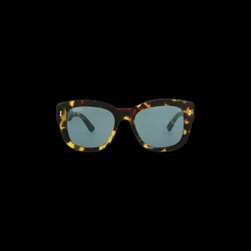 Gucci Square Frame Sunglasses 'Havana/Grey'