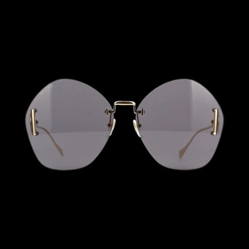 Gucci Geometric Sunglasses 'Gold'