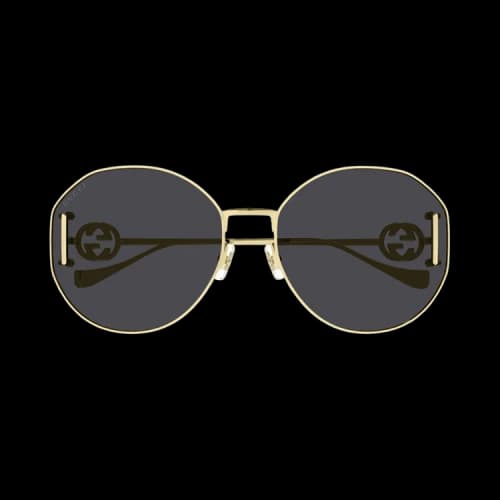 Gucci Oval Sunglasses 'Gold'