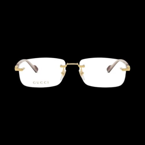 Gucci Rectangle Glasses 'Gold'