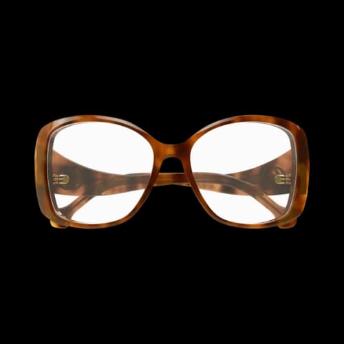 Gucci Square Optical Glasses 'Havana'